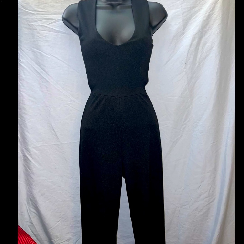 Black jumpsuit w/ crossover back
